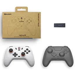 Геймпад Bluetooth джойстик GameSir T-4n Nova Lite Multiplatfontroller Bluetooth/2,4G/USB DualShock White - мініатюра 10