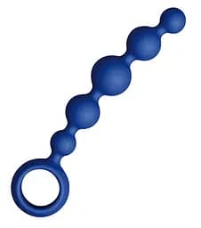 Анальная цепочка Joyballs Anal Wave Short 17.5 см (синий)