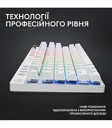 Клавiатура бездротова Logitech G Pro X TKL Lightspeed White Tactile (920-012148) - мініатюра 8