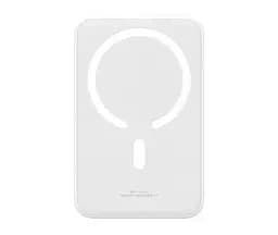 Універсальна мобільна батарея Baseus Magnetic Mini 20000 mAh бездротова зарядка (PPCX100102) біла - мініатюра 2
