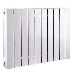 Радіатор біметалевий секційний Queen Therm 500/100 Universal (кратно 10), Білий