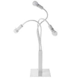 Настольная лампа Brille в современном стиле гибкая BL-423T/3 E14 WH