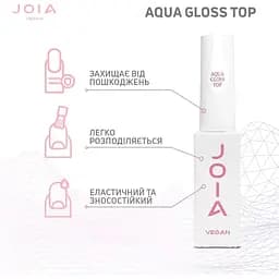 Топ глянцевий Joia vegan Aqua Gloss 15 мл - мініатюра 2