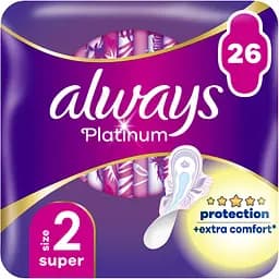 Гігієнічні прокладки Always Ultra Platinum Super Plus Quatro 26 шт.