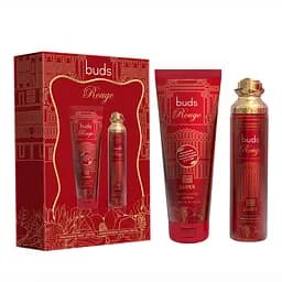 Подарунковий парфумований набір жіночий Emper Buds Rouge body mist 250 мл + лосьйон для тіла 250 мл (MM36016) - мініатюра 2