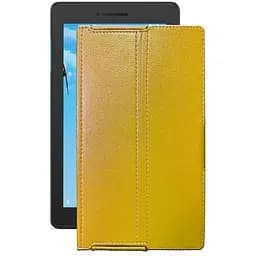 Чехол StatusCASE из экокожи для планшета Lenovo Tab E7 TB7104L Желтый