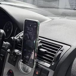 Автотримач магнітний Baseus Magnetic Air Vent OS with cable clip (C40141201113-00) Black - мініатюра 7