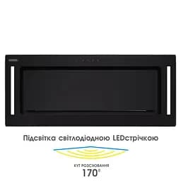 Витяжка вбудована Eleyus GEMINI 1200 LED SMD 70 BL - мініатюра 3