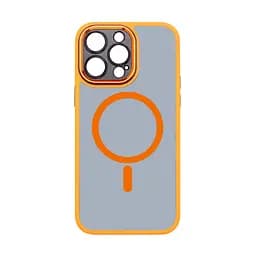 Чехол для Apple iPhone 14 Pro Max, Unit MagSafe SE, оранжевый, с защитой камеры, магсейф, противоударный, магнитный, панель-накладка с MagSafe, с поддержкой беспроводной зарядки, TPU+PC, защита всего корпуса, ударопрочный, ArmorStandart (ARM75376)