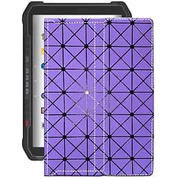 Чехол StatusCASE из экокожи для планшета Speedata SD100 Orion Фиолетовый ромб