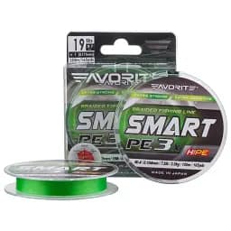 Шнур Favorite Smart PE 3x 150м (l.green) 0.3/0.09 мм 6 lb/2.9 кг - мініатюра 2