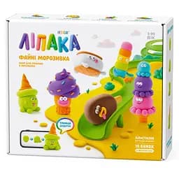 Набор самозатвердевающего пластилина Ліпака Классное мороженое (15029-UA01)