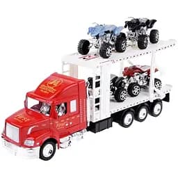 Іграшкова вантажівка з платформою для машинок IM80B