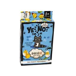 Карткова гра Yenot ДаНетки YEN-01-01U.02U.03U.04U /укр/ Danko Toys, в коробці (4823102801391) Блакитний