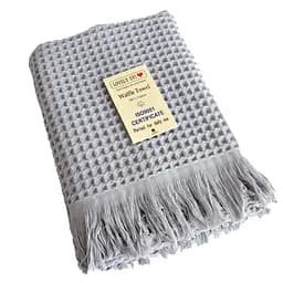 Вафельний рушник Lovely Svi - бавовна-  для ванної, готелів, спа - XXL 90х180 см -Сірий (402465)