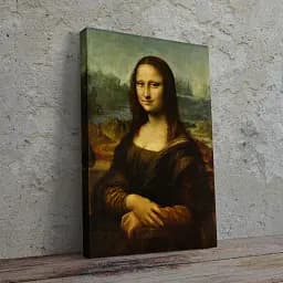 Інтер'єрна картина Мона Ліза, Джоконда, Леонардо да Вінчі, Leonardo da Vinci, Mona Lisa, християнський живопис, 60×40 см (id6666) - мініатюра 2