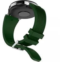 Силіконовий ремінець Watchbands Galaxy для Huawei GT 42mm46mm - темно-зелений ширина кріплення 22мм розмір L (WB001GALAXYBGREENHGT)