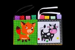 Мʼяка книжка-бортик Книжковий хмарочос "Корівка"