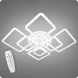 Люстра світлодіодна 517 Dlight 3color з пультом 235Вт Білий (01728)