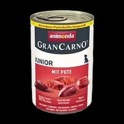 Вологий корм для цуценят Animonda GranCarno Junior Turkey з індичкою, 400 г