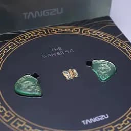 Вакуумні навушники Tangzu Wan'er Jade Green з динамічним випромінювачем зелені - мініатюра 7