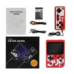 Ретро ігрова приставка c джойстиком Dendy Sup Retro Game Box with Controller 400 ігор (Red) [47103] - мініатюра 2