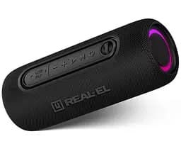 Портативна колонка REAL-EL RX715 10 W Bluetooth TWS, RGB, Black - мініатюра 2
