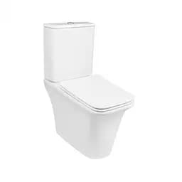 Унитаз-компакт QTAP Kalao Rimless QT08221213AW c бачком и сиденьем Soft Close дюропласт