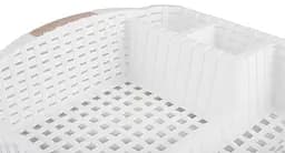 Сушка для посуду Violet House 0757 Ротанг WHITE 48х37.5х9 см (6897767) - мініатюра 2
