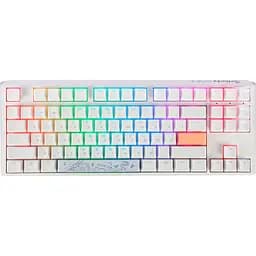 Клавіатура Ducky One 3 TKL Cherry MX Blue RGB White DKON2187ST-CUAPXPWWWSC1 UA (128815)