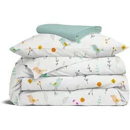 Комплект постільної білизни Cosas Mint songbirds CS1 Підлітковий м'ята (MintSongbirds_El90-66Nevada_155)