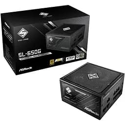 БЖ 650W ASRock SteelLegend SL-650G ATX 3.1 135mm, 80+ Gold, Fully Modular, Retail