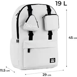 Рюкзак GoPack Education Teens 178 сірий (GO25-178L-2) - мініатюра 3
