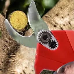 Cекатор у валізі з 2 акумуляторами Secateur 48 В Електричні ножиці - мініатюра 3