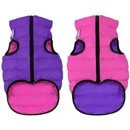 Курточка для собак AiryVest двухсторонняя размер M 50 розово-фиолетовая  