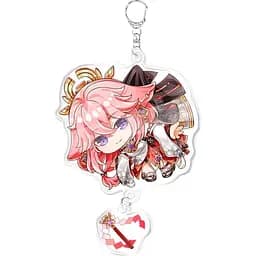 Брелок Genshin Impact Yae Miko акриловий 5 см