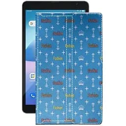 Чохол StatusCASE з екошкіри для планшету Blackview Tab 6 2021 Фешн блакитний