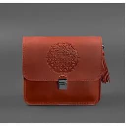 Кожаная женская бохо-сумка Лилу Коралова