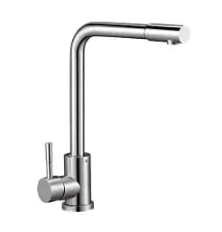 Смеситель для кухни Solone EZA4-B090 однорычажный Нержавеющая сталь 30412