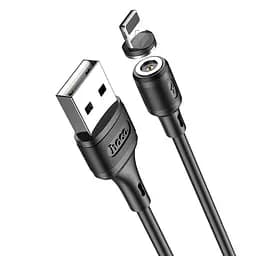 Кабель Hoco X52 Sereno magnetic charging cable for Lightning Black - мініатюра 2