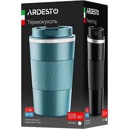 Термокухоль Ardesto Urban, нержавіюча сталь, темно-синій, 500 мл (AR2650DB) - мініатюра 4