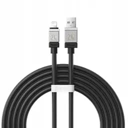 Кабель Baseus CoolPlay Series Fast Charging Cable USB to Lightning 2.4A 1m CAKW000401 Black