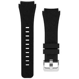 Ремешок для Samsung Galaxy Watch 5 Pro - черный ширина крепления 20мм размер L силикон Watchbands Gear (WB347970)