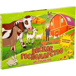 Настільна Гра-бродилка Веселе господарство Strateg 30456 укр.