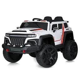 Дитячий електромобіль машина 4x45W 12V12Ah EVA шкіра MP3/USB білий (M 5802EBLR-1)