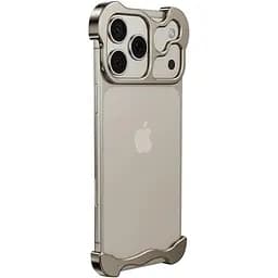 Чохол Epik Minimalist Metal Bumper для Apple iPhone 17 Pro Max 6.9" Titanium Gray