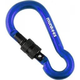 Брелок-карабін Munkees 3247 Pear with Screw Lock 7х70 мм Dark Blue (1012-3247-DB)