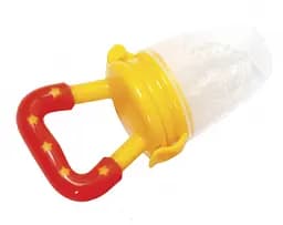 Ниблер Курносики, силіконовий, з ковпачком, жовтий (7066 жовт)