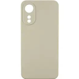 Чехол TPU GETMAN Liquid Silk Full Camera для Oppo A78 4G Песочный / Sand