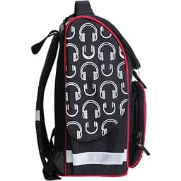 Рюкзак шкільний каркасний з ліхтариками Bagland Успіх 12 л чорний 175k (00551703) - мініатюра 4